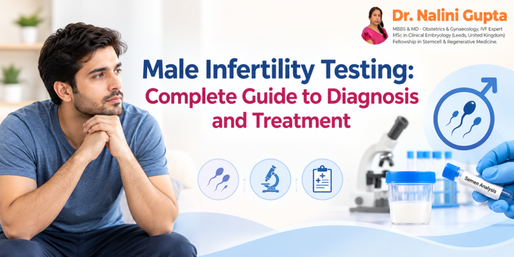 Male Infertility Testing: Complete Guide to Diagnosis and Treatment | Dr. Nalini Gupta